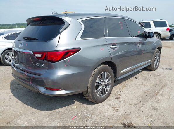 5N1DL0MN5LC532230 2020 INFINITI QX60 Gray Trasero derecho