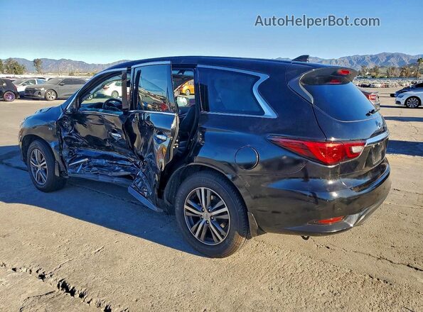 5N1DL0MN5LC537380 2020 INFINITI QX60 Black Rear left