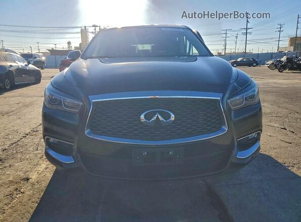 5N1DL0MN5LC537380 2020 INFINITI QX60 Black Front view