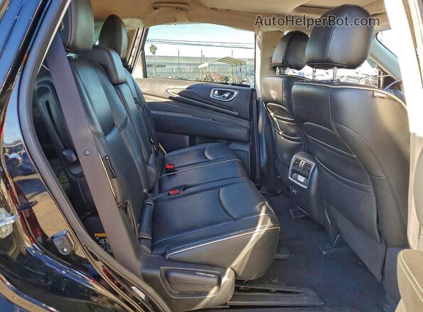 5N1DL0MN5LC537380 2020 INFINITI QX60 Black Rear interior view