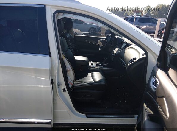 5N1DL0MN6HC513788 2017 INFINITI QX60 White Вид салону спереду