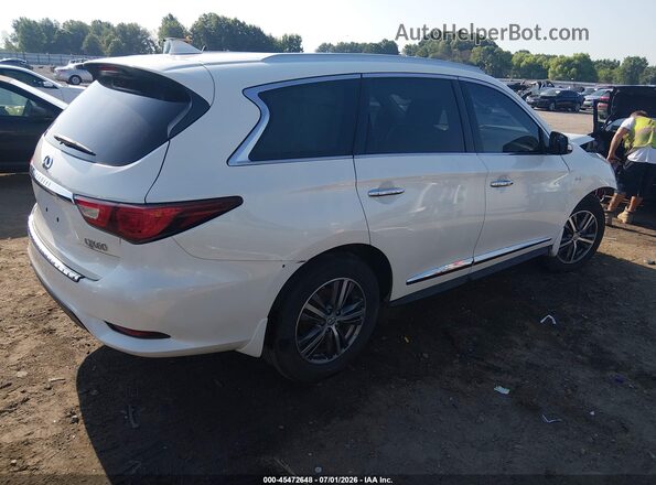 5N1DL0MN6HC513788 2017 INFINITI QX60 White Задня права чверть