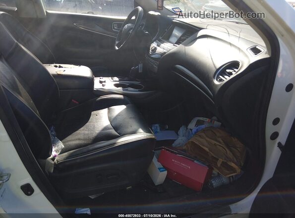 5N1DL0MN6HC553711 2017 INFINITI QX60 White Front interior view