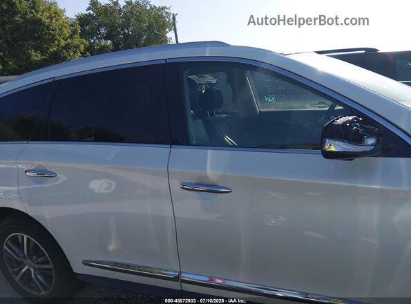 5N1DL0MN6HC553711 2017 INFINITI QX60 White Rear interior view
