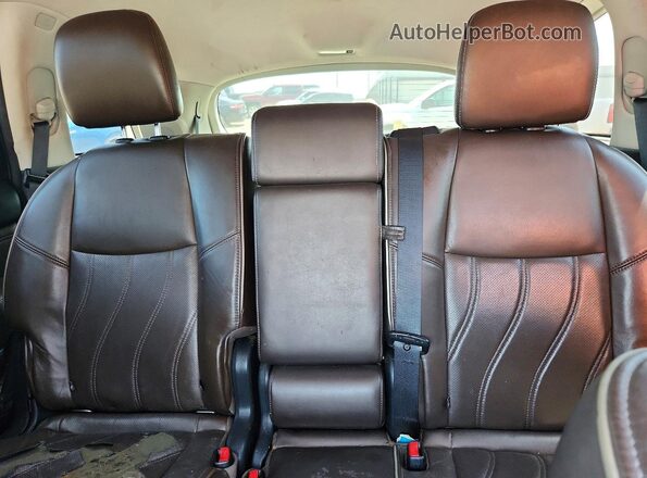5N1DL0MN6HC558472 2017 INFINITI QX60 Black Вид задніх сидінь