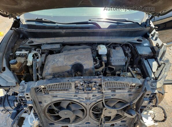 5N1DL0MN6HC558472 2017 INFINITI QX60 Black Вид підкапотного простору