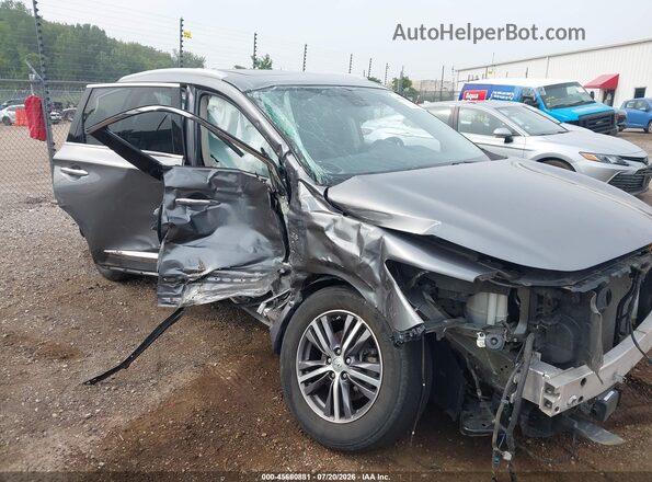 5N1DL0MN6HC559301 2017 INFINITI QX60 Gray Դիմացի տեսք