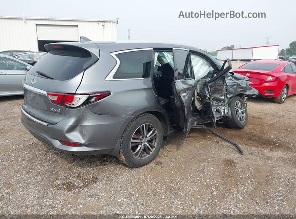 5N1DL0MN6HC559301 2017 INFINITI QX60 Gray Հետևի աջ