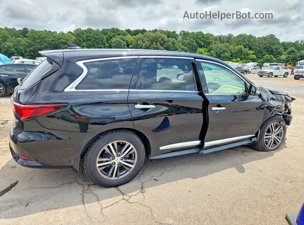 5N1DL0MN6JC502117 2018 INFINITI QX60 Black Հետևի աջ