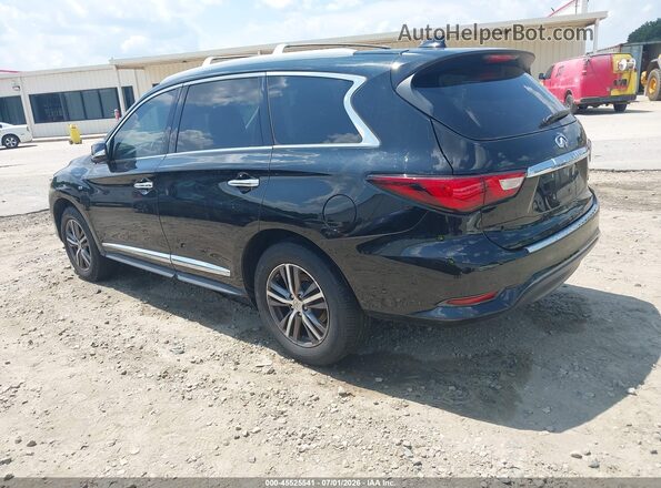 5N1DL0MN6JC511089 2018 INFINITI QX60 Black Հետևի ձախ