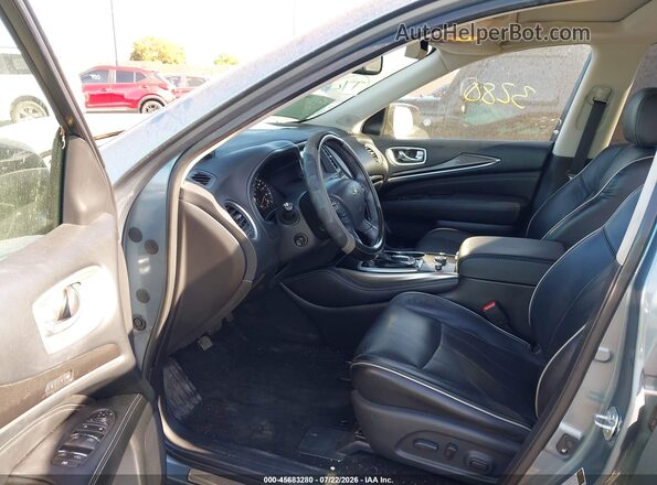 5N1DL0MN6JC516776 2018 INFINITI QX60 Dark Blue Widok wnętrza z przodu