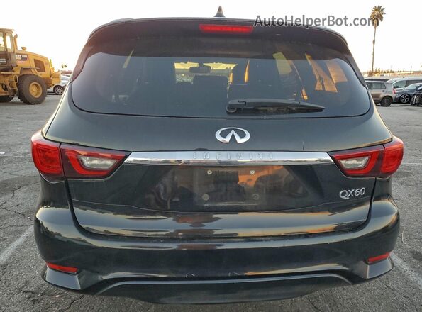 5N1DL0MN6KC533028 2019 INFINITI QX60 Black უკანა ხედი