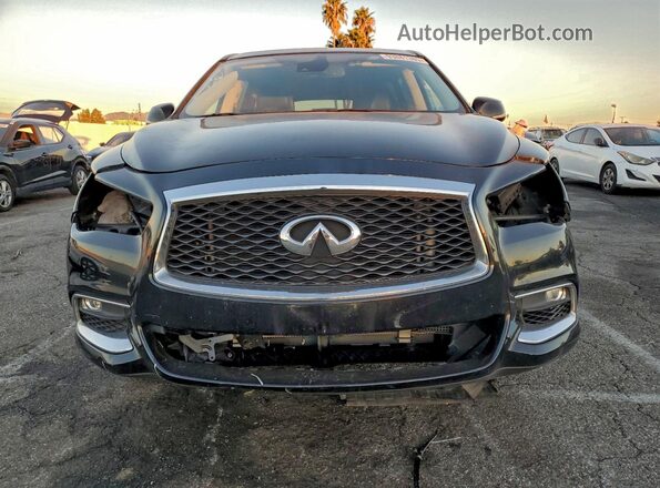 5N1DL0MN6KC533028 2019 INFINITI QX60 Black წინა ხედი