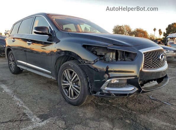 5N1DL0MN6KC533028 2019 INFINITI QX60 Black წინა მარჯვენა
