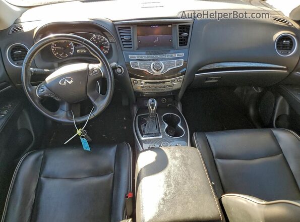 5N1DL0MN6KC533028 2019 INFINITI QX60 Black წინა პანელის ხედი
