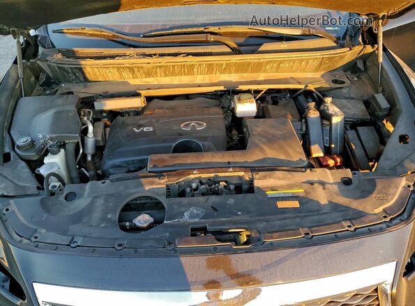 5N1DL0MN6KC533028 2019 INFINITI QX60 Black ძრავის განყოფილების ხედი