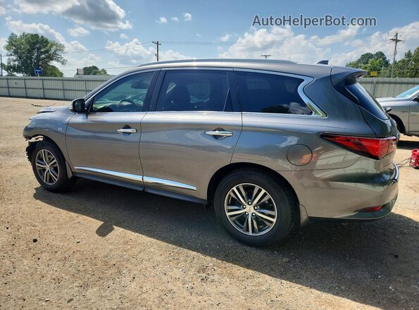 5N1DL0MN6LC517851 2020 INFINITI QX60 Серый Задняя левая четверть