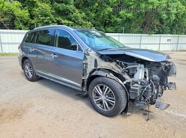 5N1DL0MN6LC517851 2020 INFINITI QX60 Серый Передняя правая четверть