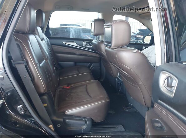 5N1DL0MN7HC504694 2017 INFINITI QX60 Black VIN კოდის სტიკერის ხედი