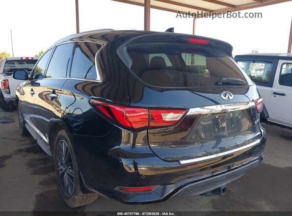 5N1DL0MN7HC504694 2017 INFINITI QX60 Black უკანა მარცხენა