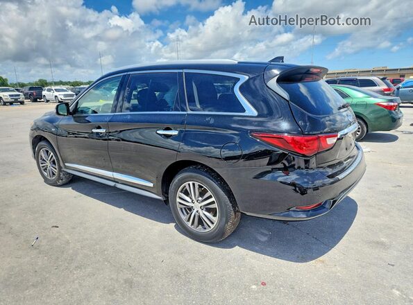 5N1DL0MN7HC508020 2018 INFINITI QX60 Black Trasero izquierdo