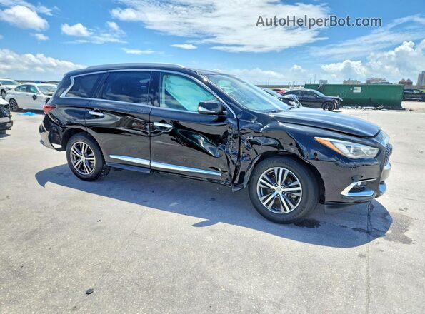 5N1DL0MN7HC508020 2018 INFINITI QX60 Black Delantero derecho