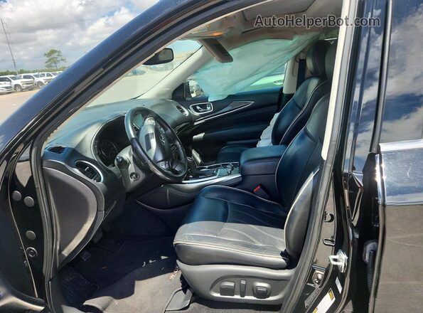 5N1DL0MN7HC508020 2018 INFINITI QX60 Black Vista interior delantera