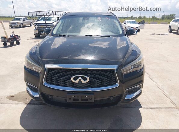 5N1DL0MN7HC542863 2017 INFINITI QX60 Black წინა ხედი