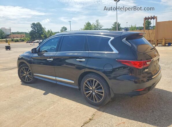 5N1DL0MN7JC526734 2018 INFINITI QX60 Black Հետևի ձախ