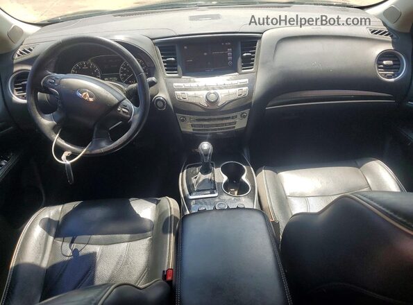 5N1DL0MN7JC526734 2018 INFINITI QX60 Black Առջևի վահանակի տեսք