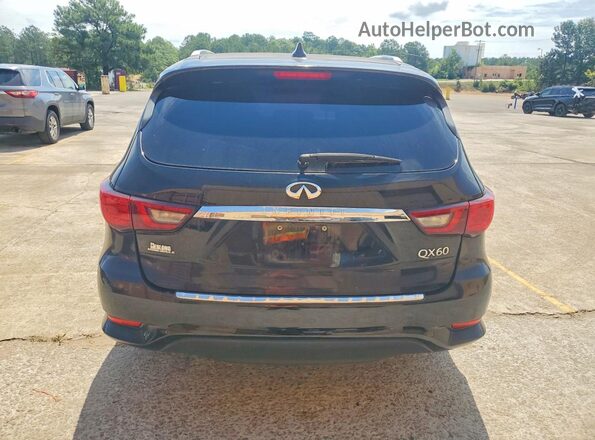 5N1DL0MN7JC526734 2018 INFINITI QX60 Black Հետևի տեսք
