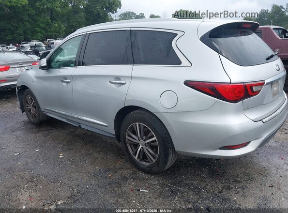 5N1DL0MN7KC502239 2019 INFINITI QX60 Серебряный Задняя левая четверть