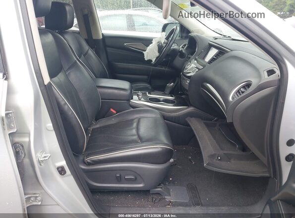 5N1DL0MN7KC502239 2019 INFINITI QX60 Серебряный Вид салона спереди