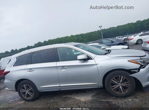 5N1DL0MN7KC502239 2019 INFINITI QX60 Серебряный Вид задней части салона