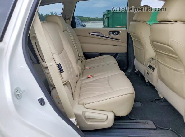 5N1DL0MN7KC513712 2019 INFINITI QX60 White Սալոնի հետևի տեսք