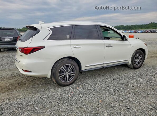 5N1DL0MN7KC513712 2019 INFINITI QX60 White Հետևի աջ