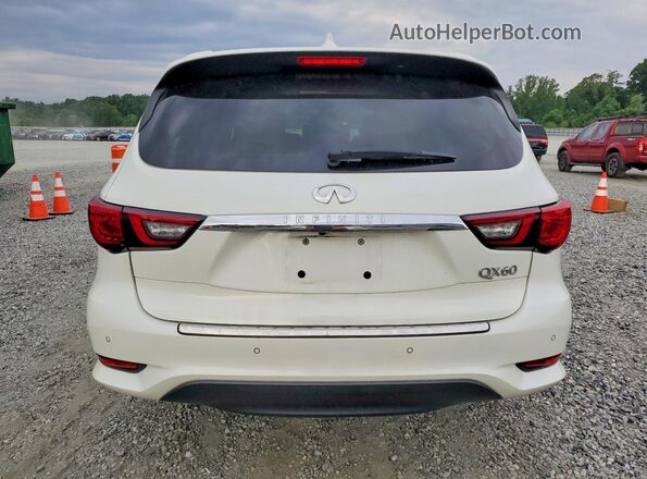 5N1DL0MN7KC513712 2019 INFINITI QX60 White Հետևի տեսք
