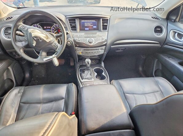 5N1DL0MN7KC553577 2019 INFINITI QX60 Blue Առջևի վահանակի տեսք