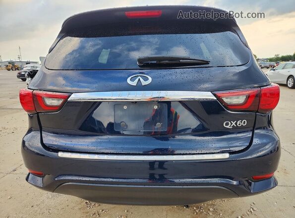 5N1DL0MN7KC553577 2019 INFINITI QX60 Blue Հետևի տեսք