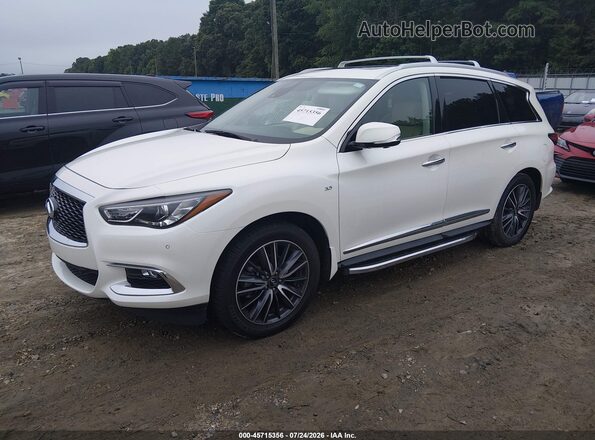 5N1DL0MN7LC513288 2020 INFINITI QX60 Белый Передняя левая четверть