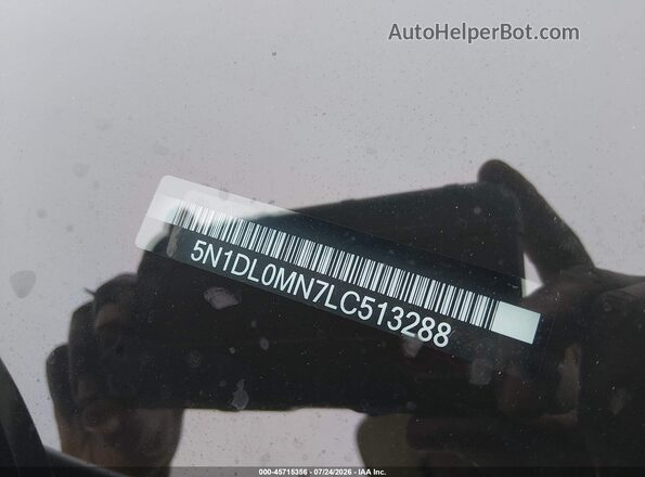 5N1DL0MN7LC513288 2020 INFINITI QX60 Белый 