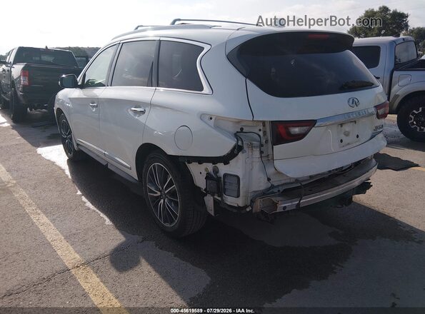 5N1DL0MN7LC519687 2020 INFINITI QX60 White Trasero izquierdo
