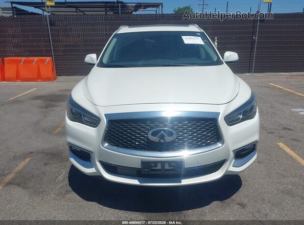 5N1DL0MN7LC541995 2020 INFINITI QX60 White Widok zestawu wskaźników