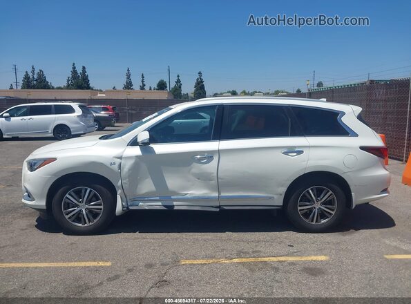 5N1DL0MN7LC541995 2020 INFINITI QX60 White Widok wnętrza 360 stopni