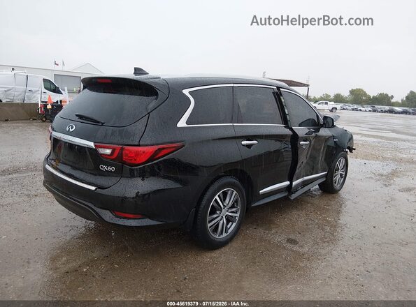 5N1DL0MN7LC546128 2020 INFINITI QX60 Black Rear right