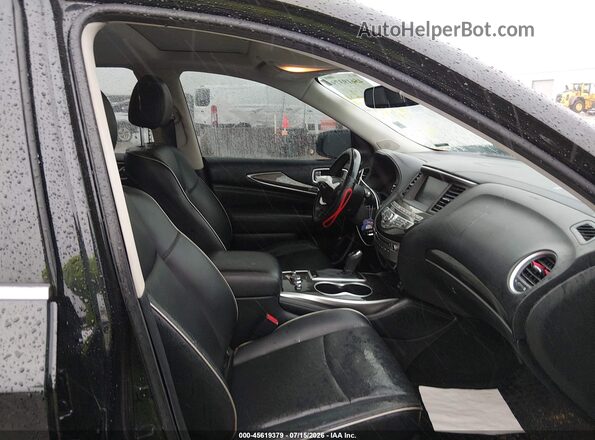 5N1DL0MN7LC546128 2020 INFINITI QX60 Black Front interior view