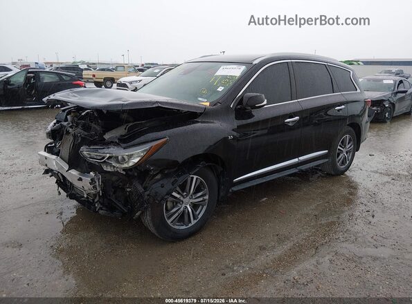 5N1DL0MN7LC546128 2020 INFINITI QX60 Black Front left