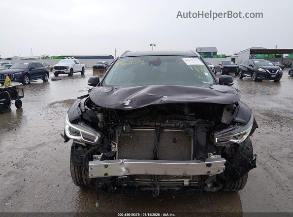 5N1DL0MN7LC546128 2020 INFINITI QX60 Black Front view