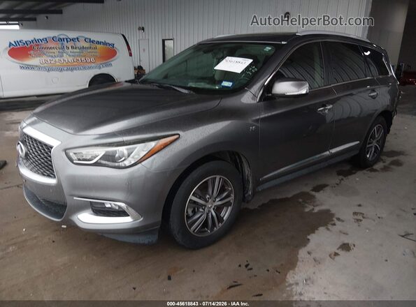5N1DL0MN8HC501528 2017 INFINITI QX60 Gray Front left