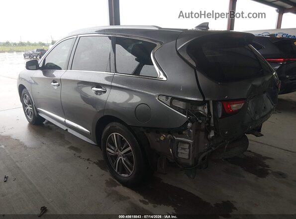 5N1DL0MN8HC501528 2017 INFINITI QX60 Gray Rear left